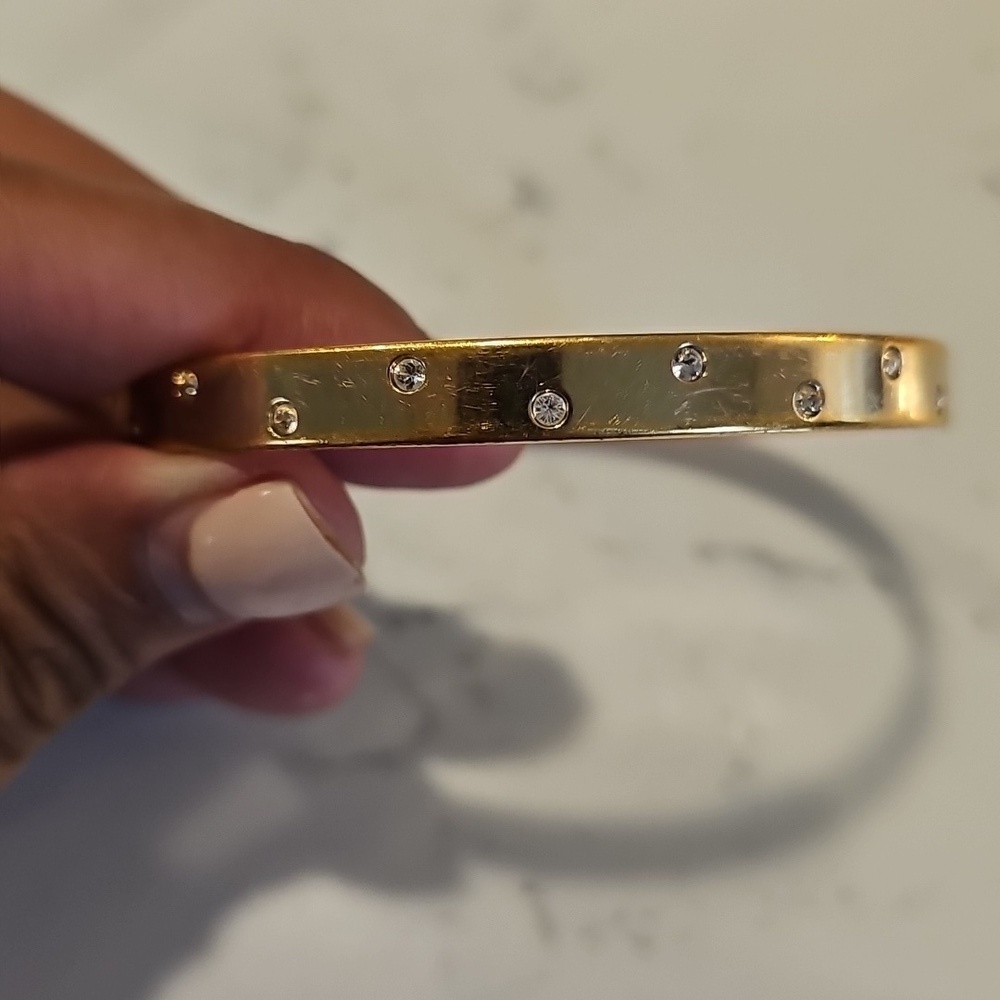 Swarovski Gold-Tone Crystal Bracelet